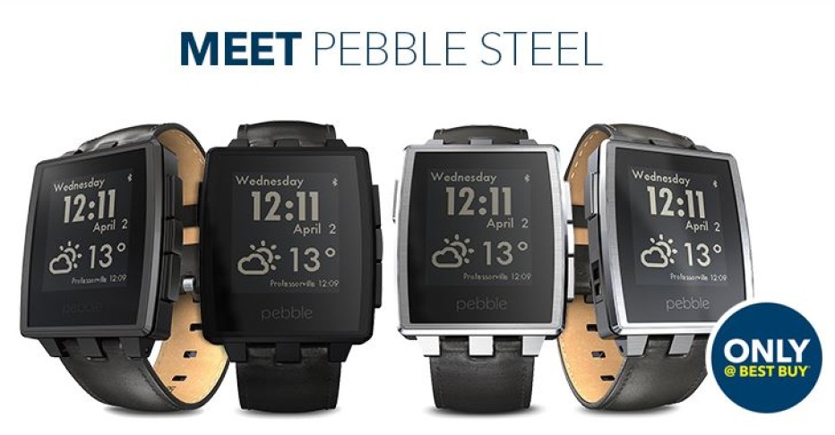 Pebble Steel Watch